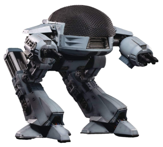 Hiya Toys Robocop (1987): ED209 (with Sound) 1:18 Scale Action Figure