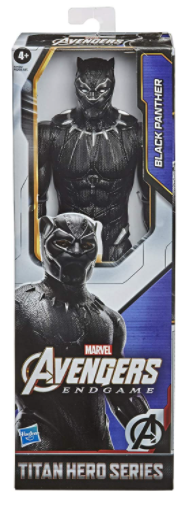 Marvel Avengers Titan Hero Series Collectible 30-cm Black Panther Action Figure, Toy for Ages 4 and Up