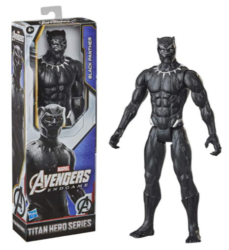 Marvel Avengers Titan Hero Series Collectible 30-cm Black Panther Action Figure, Toy for Ages 4 and Up