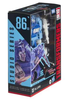 Transformers Toys Studio Series 86-03 Deluxe Class The The Movie 1986 Blurr Action Figure - Ages 8 and Up, 4.5-inch