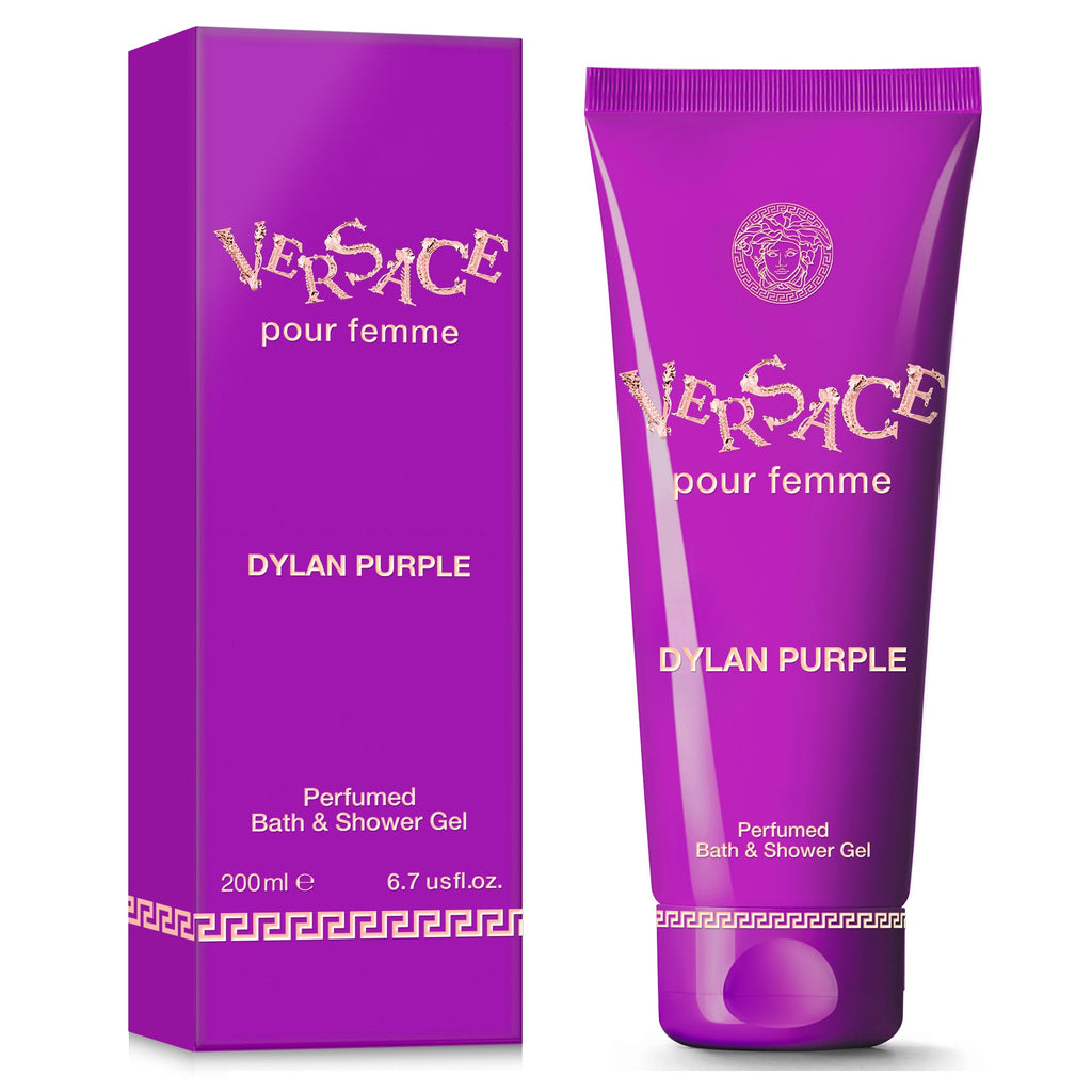 VERSACE DYLAN PURPLE 6.7 PERFUMED BATH & SHOWER GEL