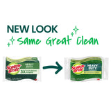 Scotch-Brite Heavy Duty Scour Pads, 3-Count Pack - Tough Kitchen Scrubbers for Pots & Pans