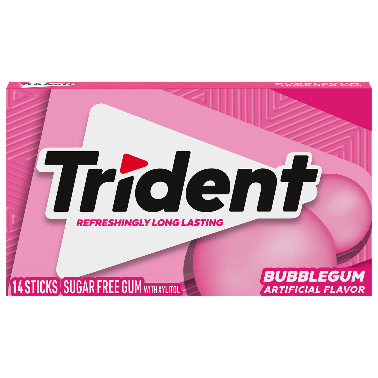 Trident Sugar-Free Gum, 14-Piece Pack (Assorted Popular Flavors), Fights Cavities & Freshens Breath