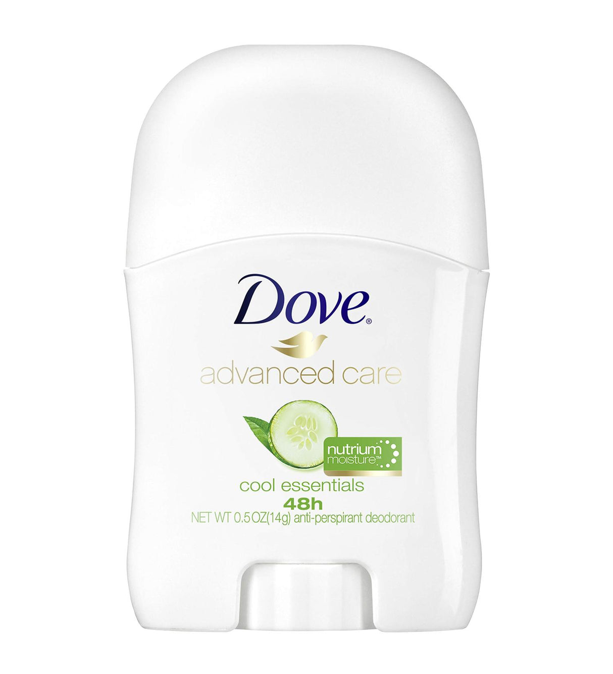 Dove Beauty Advanced Care 72-Hour Cool Essentials Mini Antiperspirant & Deodorant Stick - Travel Size - 0.5oz