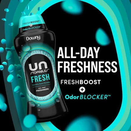 Downy Unstopables In-Wash Scent Booster Beads, Fresh Scent, Small 5.7 oz Bottle - Long-Lasting Freshness