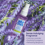 Wet Ones Hydrating Hand Sanitizer Spray, Lavender Scent, Travel Size (1.95 fl oz) - Kills 99.9% of Germs