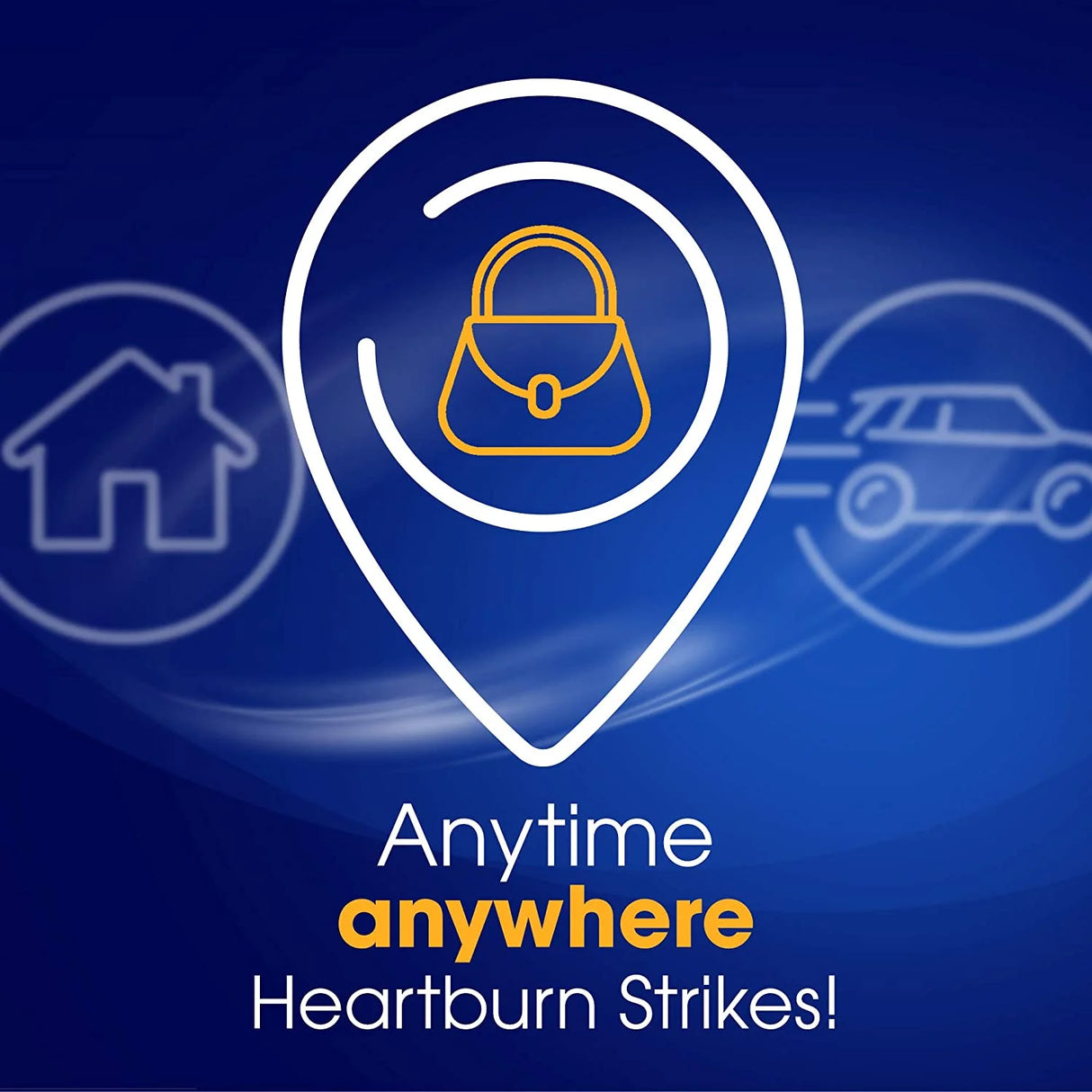 TUMS Ultra Strength Antacid Chewable Tablets, Peppermint Flavor, Portable 12-Count Roll - Fast Heartburn Relief