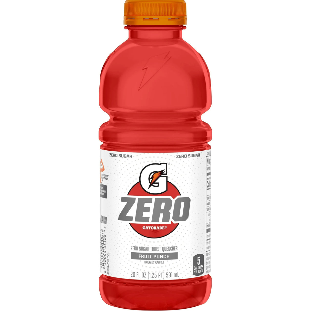 Gatorade Zero Sugar Thirst Quencher Electrolyte Sports Drink (Assorted Flavors), 20 Fl Oz Bottles - Zero Calorie Hydration Formula