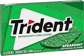 Trident Sugar-Free Gum, 14-Piece Pack (Assorted Popular Flavors), Fights Cavities & Freshens Breath