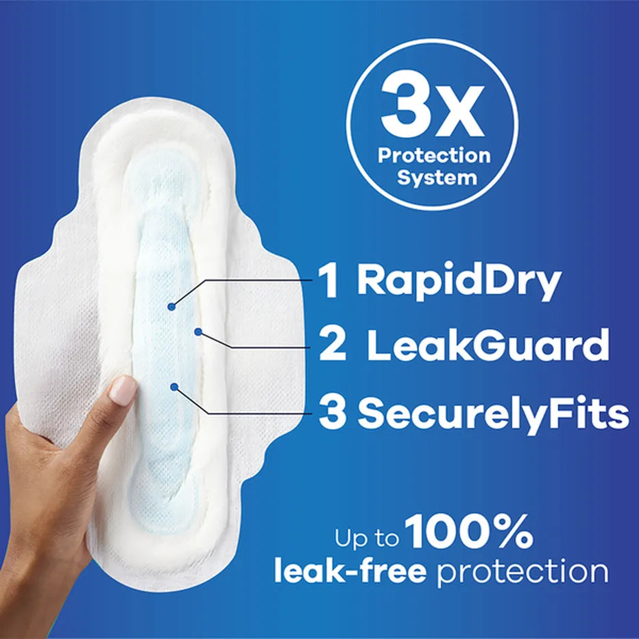 Always Maxi Pads with Wings, Size 1 10 Pads