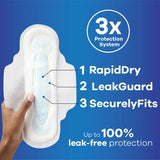 Always Maxi Pads with Wings, Size 1 10 Pads