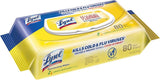 Lysol Disinfecting Wipes, Lemon & Lime Blossom Scent (80-Count Canister), Kills 99.9% of Germs & Bacteria