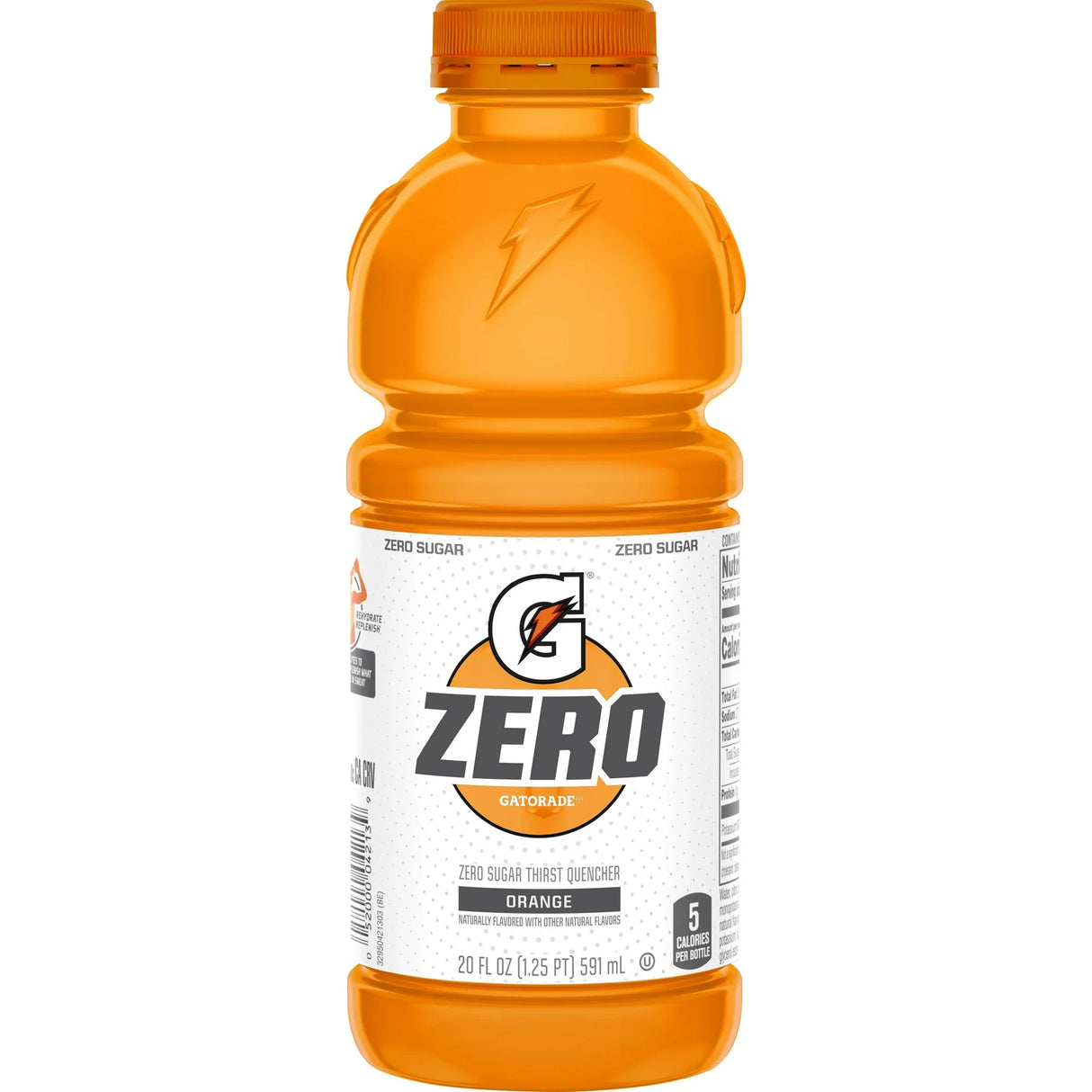 Gatorade Zero Sugar Thirst Quencher Electrolyte Sports Drink (Assorted Flavors), 20 Fl Oz Bottles - Zero Calorie Hydration Formula