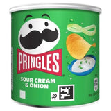 Pringles Snack Stacks Mini Cans (Original, Sour Cream & Onion, BBQ), Assorted Variety Pack, 0.67 oz Cans