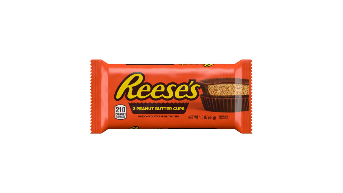 Reese’s Peanut Butter Cups, Milk Chocolate Candy, Full Size