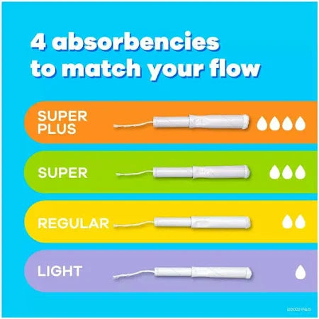 Tampax Tampons, 10 Count Small Pack (Regular Absorbency, Unscented) - Trusted LeakGuard Protection