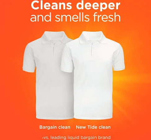 Tide Original Scent Liquid Laundry Detergent, 46 fl oz Jug (Up to 32 Loads), Powerful Stain Remover