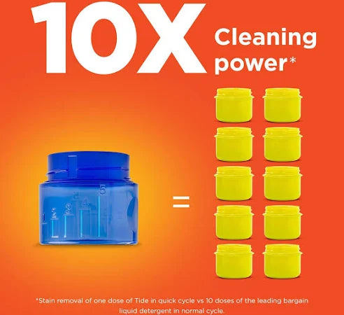 Tide Original Scent Liquid Laundry Detergent, 46 fl oz Jug (Up to 32 Loads), Powerful Stain Remover