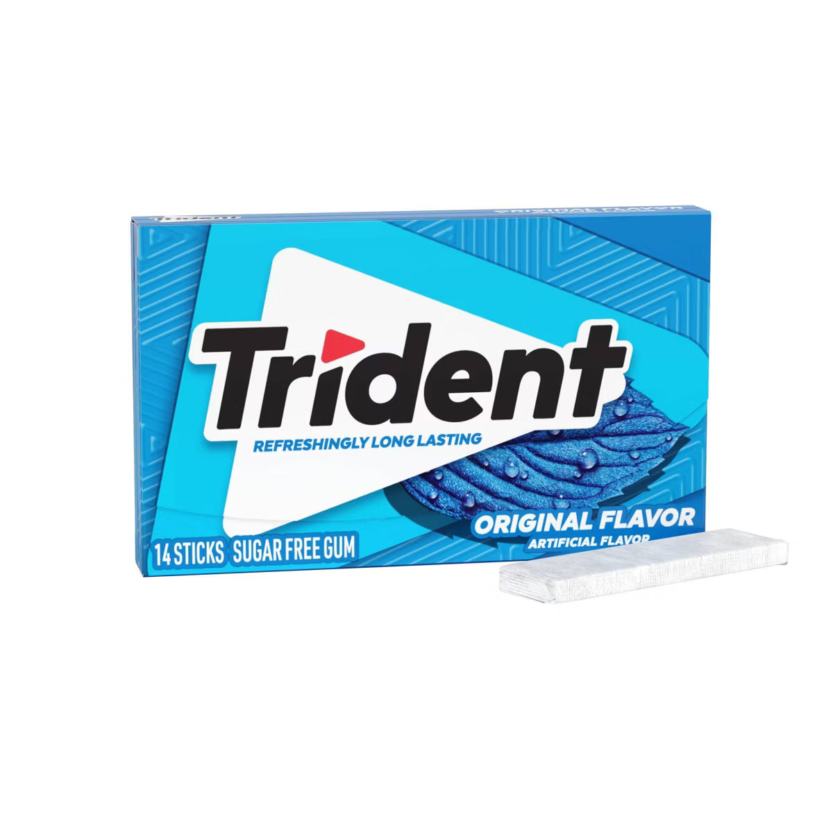 Trident Sugar-Free Gum, 14-Piece Pack (Assorted Popular Flavors), Fights Cavities & Freshens Breath